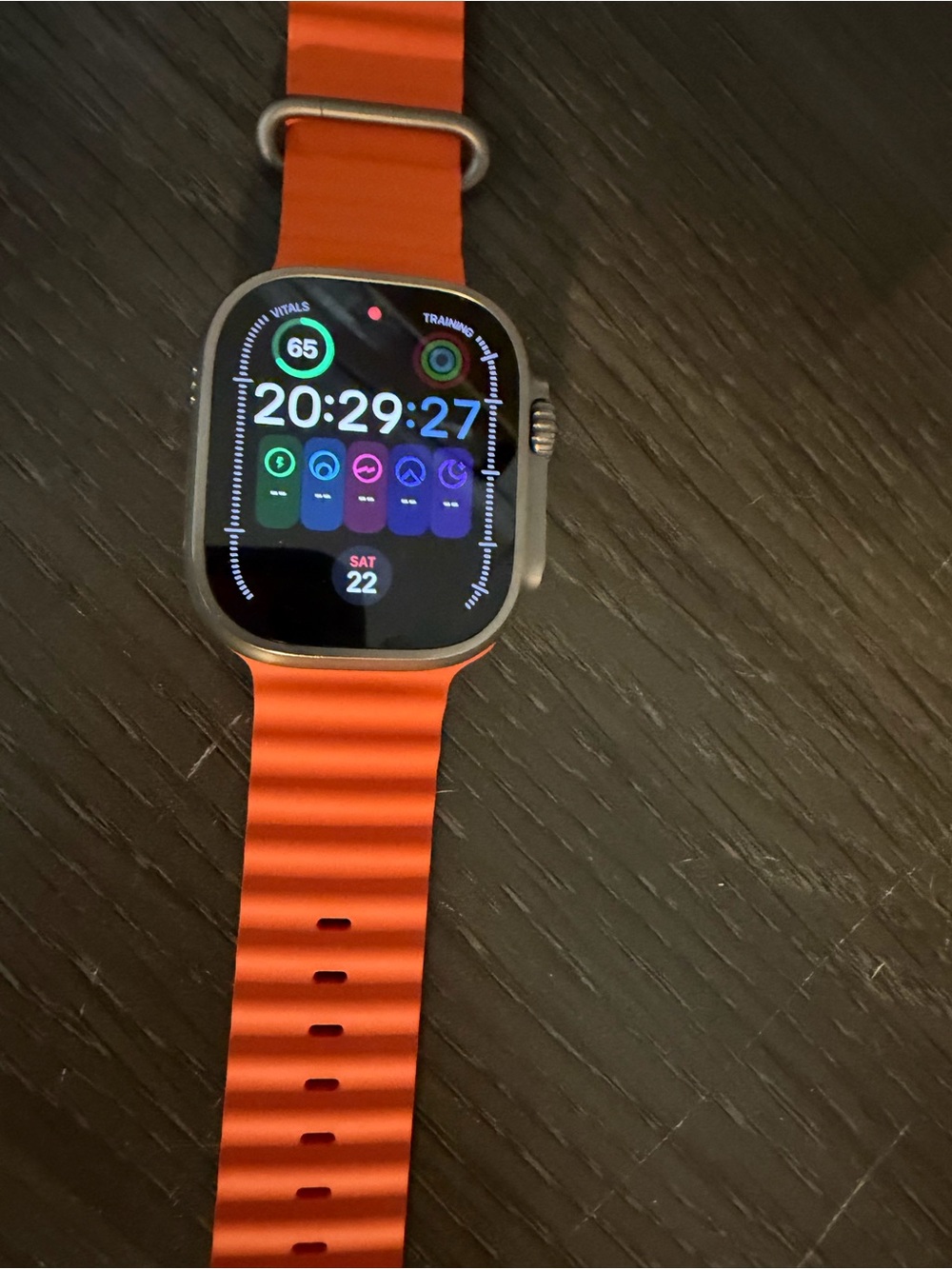 Apple Watch Ultra 2 GPS + Cellular with Orange Sport Band